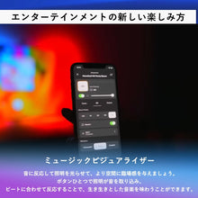 画像をギャラリービューアに読み込む, Nanoleaf ナノリーフ 4D Screen Mirror + Lightstrip Kit 4D スクリーンミラー+ライトストリップパック LEDライト 1680万色 RGBCWマルチカラー