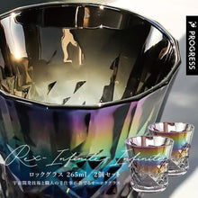 画像をギャラリービューアに読み込む, PROGRESS グラス 2個セット 正規品 ロックグラス チタンミラー 日本製