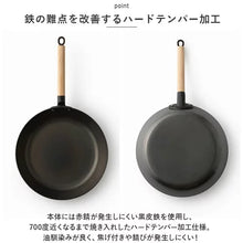 画像をギャラリービューアに読み込む, ライクイット (like-it) オーブンでも使える 鉄フライパン26cm IH ガス火対応 取っ手が取れる 油慣らし済 収納スタンド付き フライパンスタンド縦置き ソテーパン 鉄製 メーカー保証付