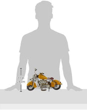 画像をギャラリービューアに読み込む, 東洋石創 ブリキの置物 motorcycle yellow