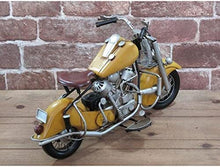 画像をギャラリービューアに読み込む, 東洋石創 ブリキの置物 motorcycle yellow
