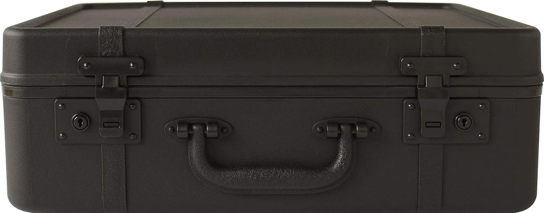 八幡化成 マルチ収納ケース トランクストーリー TRUNK STORY フタ付き おしゃれ プラスチック 持ち手 収納ケース 小物 スタッキング リビング収納 オシャレ 収納 インテリア コスメボックス ベルト付き　（ M ）