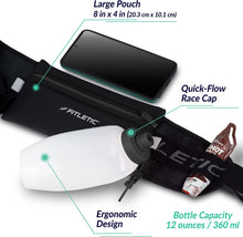 画像をギャラリービューアに読み込む, 【FITLETIC】 フィトレティック Fully Loaded ランニングウエストポーチ 防水ネオプレーン素材 iPhone6sPlus対応サイズ 12ozボトル付き ゼッケンホルダー付き
