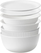 画像をギャラリービューアに読み込む, ライクイット (like-it) ざる ボウル 電子レンジ対応 Colander&amp;Bowl 米とぎにも使える ザルとボール 6点セット 日本製 水切り 湯切り可能 耐熱ボウル
