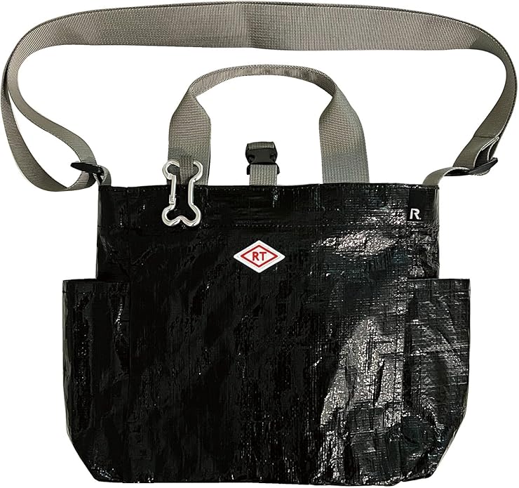 ROOTOTE (ルートート) 1128 1129 ペットとのお散歩 犬 お散歩バッグ ショルダー トートバッグ 2way サブバッグ レディース メンズ SN スクエア DOG BUDDY (ブラック)