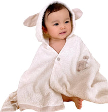 画像をギャラリービューアに読み込む, kontex コンテックス 出産祝い 日本製 今治タオル ママズセレクト フラッフィー 男の子 女の子 赤ちゃん バスポンチョ フード付バスタオル
