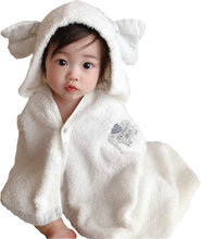 画像をギャラリービューアに読み込む, kontex コンテックス 出産祝い 日本製 今治タオル ママズセレクト フラッフィー 男の子 女の子 赤ちゃん バスポンチョ フード付バスタオル
