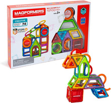 画像をギャラリービューアに読み込む, ボーネルンド ( BorneLund ) マグ・フォーマー (MAGFORMERS) クリエイティブプレイセット [ 74ピース ] 3歳頃から 知育玩具 磁石 マグネット ブロック お誕生日 人気 ギフト

