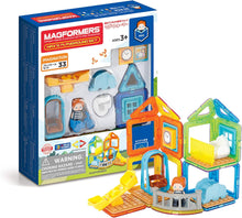 画像をギャラリービューアに読み込む, ボーネルンド ( BorneLund ) マグ・フォーマー (MAGFORMERS) プレイルームセット [33ピース] 3歳頃から 知育玩具 磁石 マグネット ブロック お誕生日 人気 ギフト
