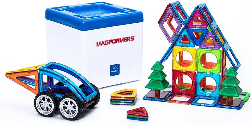 ボーネルンド (BorneLund) マグ・フォーマー (MAGFORMERS) ディスカバリーBOX [ 71ピース ] 3歳 誕生日 クリスマス ギフト プレゼント おうち時間 知育玩具 磁石 マグネット ブロック