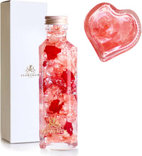 画像をギャラリービューアに読み込む, フラワリウム ハーバリウム ハート 花 フラワーギフト FLOWERiUM Heart 誕生日 クリスマス プレゼント 贈り物 ソープフラワー ドライフラワー プリザーブドフラワー
