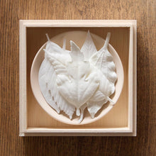 画像をギャラリービューアに読み込む, 紙のお香 はっぱのお香 HA KO ＃02 桐箱 香皿付き お香 和紙 カードディフューザー 葉 made in Japan 栞 ペーパーインセンス ルームインセンス ギフト プレゼント
