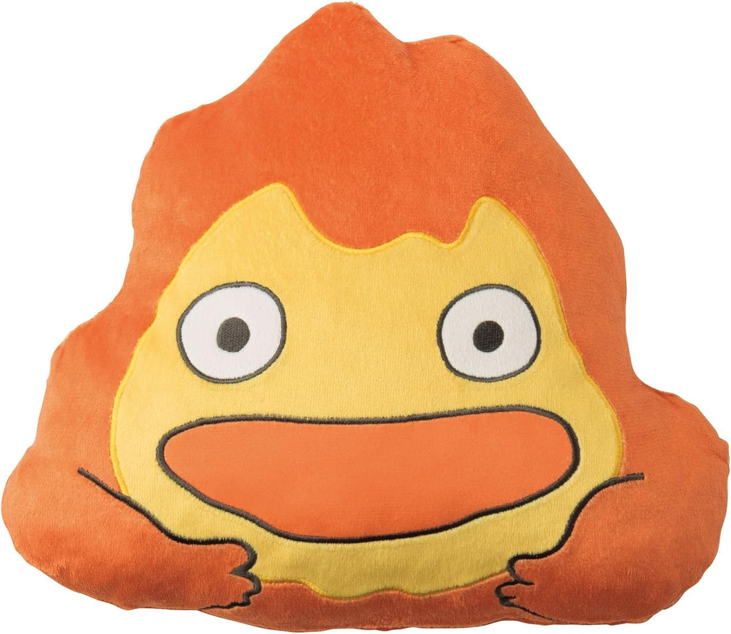ジブリ ハウルの動く城 カルシファー ダイカットクッション ジブリ スタジオジブリ キャラクター クッション マスコット 人形 ふわふわ インテリア グッズ かわいい 丸眞 1145007400