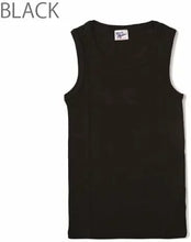 画像をギャラリービューアに読み込む, MILLER ミラー 110C パネルリブ タンクトップ ノースリーブ 綿100 パネルリブ シンプル トップス インナー ストリート系 アメカジ ファッション
