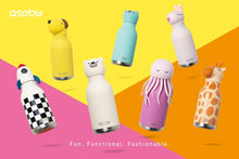 画像をギャラリービューアに読み込む, Asobu BESTIE ベスティ ステンレス 水筒 保冷 保温 機能 長持ち 二重構造 ステンレスボトル 460ml かわいい 動物 デザイン お子様 キッズ 女の子 男の子 大人 ギフト プレゼント
