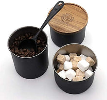 画像をギャラリービューアに読み込む, GLOCAL STANDARD PRODUCTS グローカルスタンダードプロダクツ TSUBAME ツバメ キャニスター カラーズ ショート ブラック 日本製 保存容器 蓋つき ステンレス コーヒー豆 ギフト シンプル アウトドア キャンプ 登山
