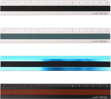 画像をギャラリービューアに読み込む, THIS INDUSTRIAL Hybrid Ruler ブラック/キャメル アルミ × レザー Luddite ラダイト 定規 ハイブリッドルーラー 15cm プレゼント 男性 女性 誕生日 使いやすい アルミ製 レザー イタリアンレザー Buttero
