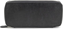 画像をギャラリービューアに読み込む, Luddite レザーラウンドジップペンケース エッセンシャル MAYA LDKM-RPNE-01 BK プレゼント 男性 女性 誕生日 使いやすい レザー イタリアンレザー Buttero
