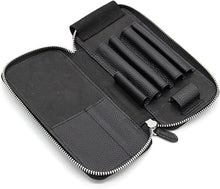 画像をギャラリービューアに読み込む, Luddite レザーラウンドジップペンケース エッセンシャル MAYA LDKM-RPNE-01 BK プレゼント 男性 女性 誕生日 使いやすい レザー イタリアンレザー Buttero
